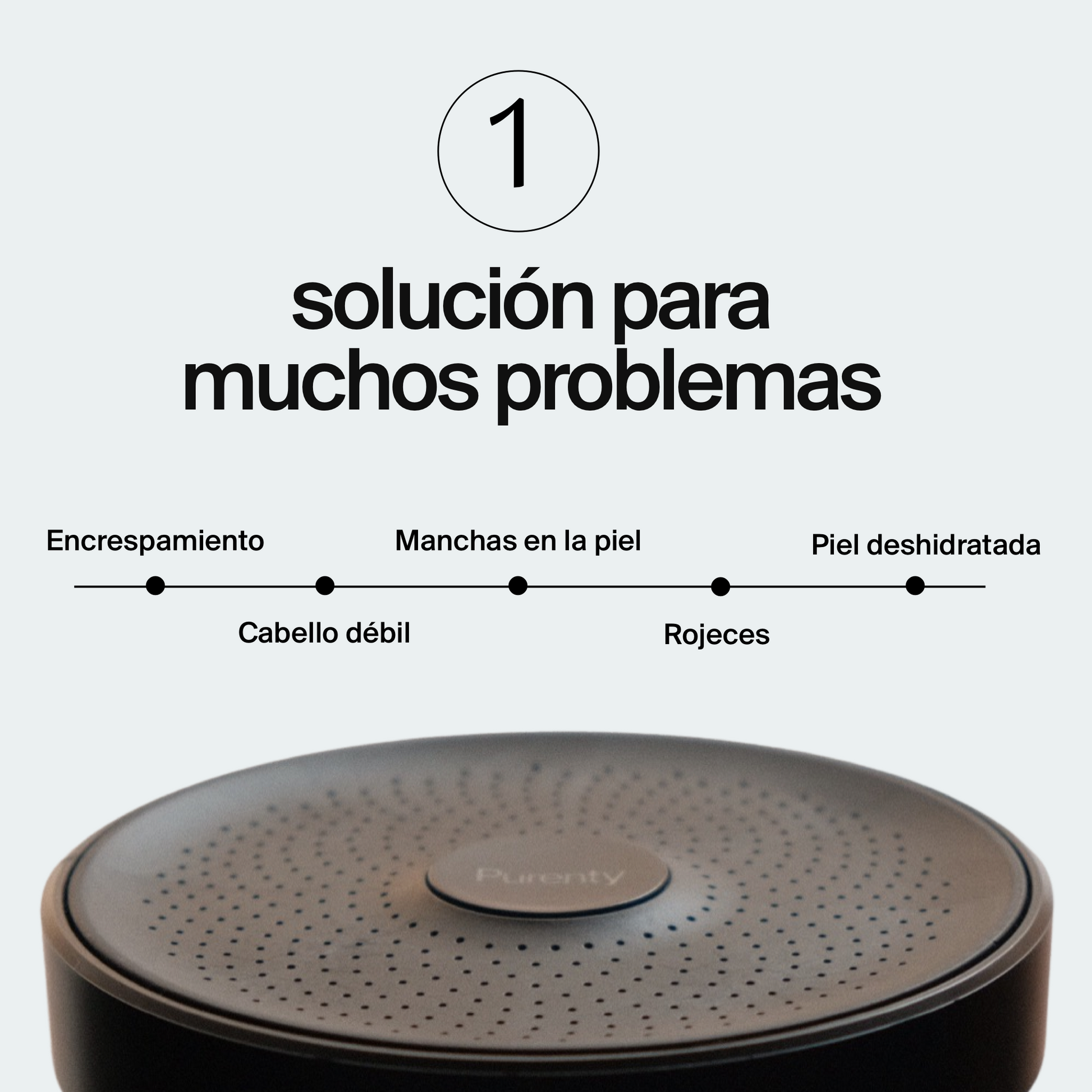 PureFlow - Cabezal de ducha filtrante